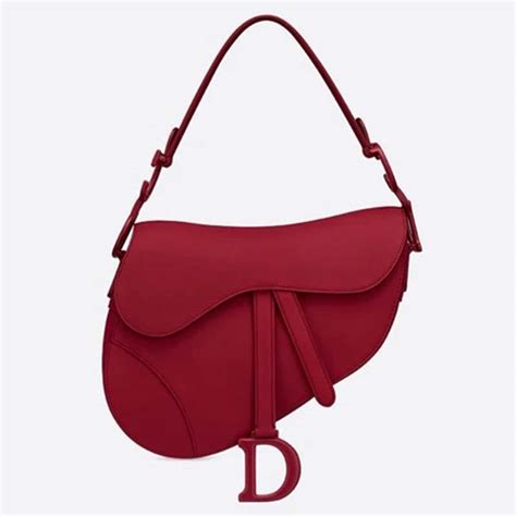 dior saddle cherry red|dior iphone saddle bag.